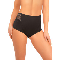 Трусы женские AMORET COTTON HW1043 черного цвета