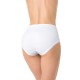 Трусы женские слипы DENTELLE ANNA BAMBOO SIZE PLUS HW303 белого цвета