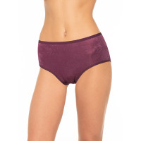 Трусы женские DENTELLE NICOLE SIZE PLUS HW150 бордовый