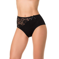 Трусы женские DENTELLE TINA SIZE PLUS HW109 чёрные