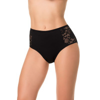 Трусы женские DENTELLE VITA SIZE PLUS HW101 черные